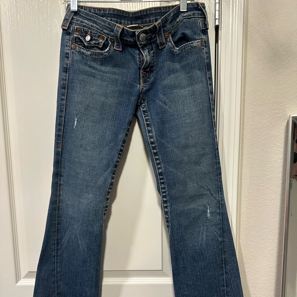 True Religion Dark Blue Flare Jeans
